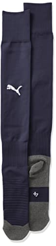 Puma Mężczyźni Team Liga Socks Core Skarpety, Czarnt / Szary (Peacoat), S-L