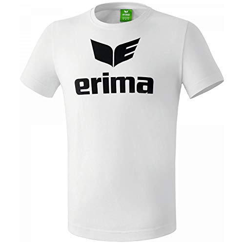 Erima Męski T-shirt Promo biały biały XXL 208341