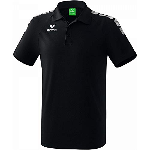 Erima męska koszulka polo dla dzieci Essential 5-c czarny/biały Size: 152 2111901
