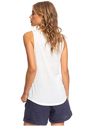 Roxy Losing My Mind - top damski Screen Tee biały Snow White S ERJZT04804