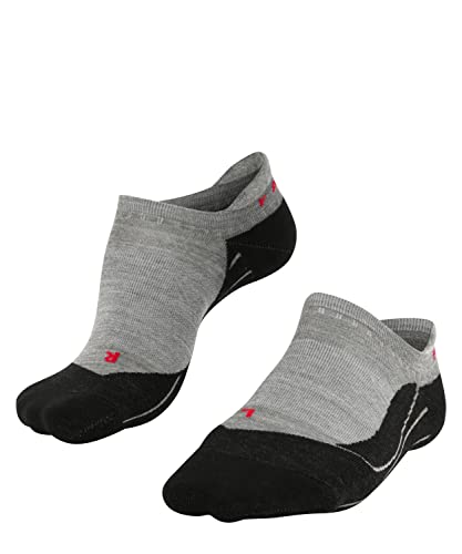 Falke TK5 Invisible skarpety damskie, mieszanka wełny merynosów i bawełny, 1 opakowanie, szare (Light Grey 3403), rozmiar: 37-38