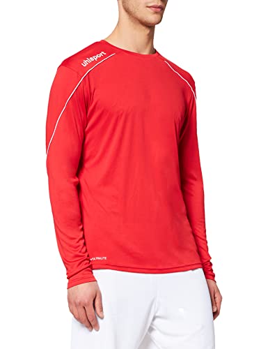 Uhlsport Stram 22 koszulka męska z długim rękawem, czerwony/biały, XXL 4051309771241