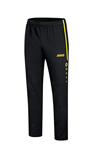 Jako Striker 2.0 damskie spodnie reprezentacyjne, czarny/neonowy żółty, 34