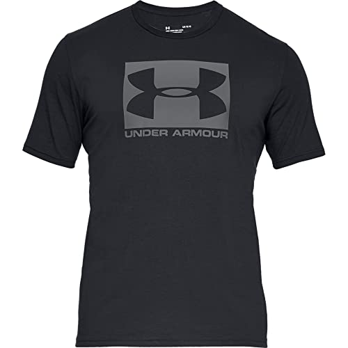 Under Armour koszulka męska UA Boxed Sport Style SS koszulka z krótkim rękawem, czarny