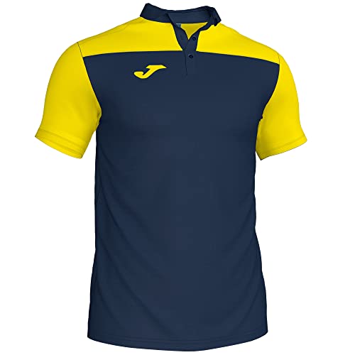 Joma Joma Combi koszulka polo, dla mężczyzn. S granatowo-żółta 101371.339.S