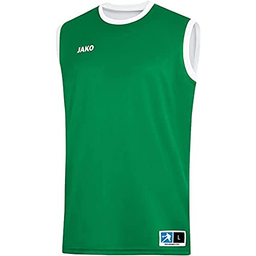JAKO Męska koszulka Change 2.0 dwustronna, sportowa zielona/biała, XL