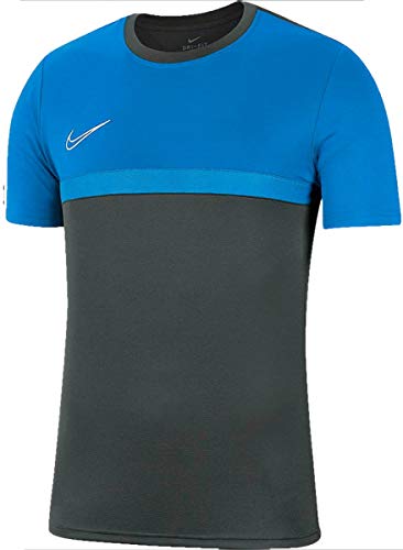 Nike Academy Pro Top SS, antracytowe/zdjęcie niebieskie/niebieski / (biały), L