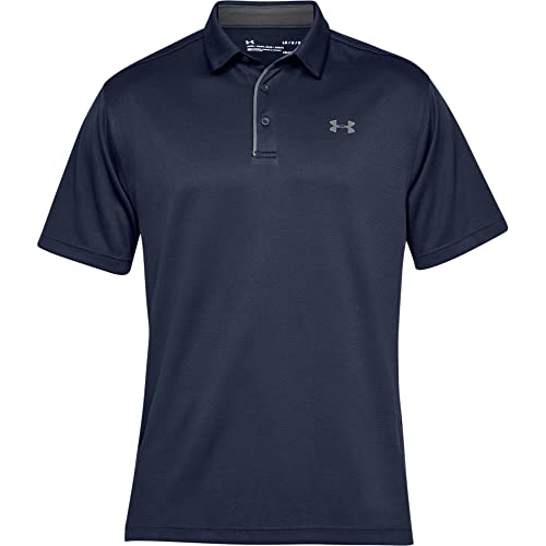 Under Armour koszulka z krótkim rękawem koszulka polo męska Tech, niebieski, M 1290140