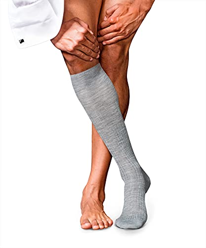 Falke No. 7 Finest Merino skarpety męskie szary jasnoszary melanżowy 41-42