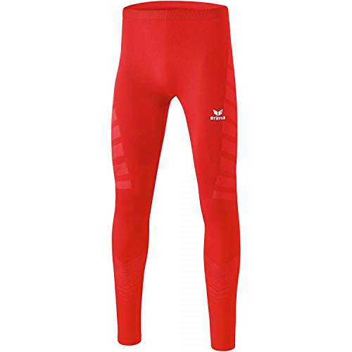 Erima męskie legginsy funkcyjne z mapą ciała, z szybkoschnącego materiału funkcyjnego, czerwone, 2XL 2290701