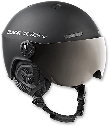 Black Crevice Skihelm Gstaad, 51-53 Cm (BCR143921-BW-0_51-53 cm)