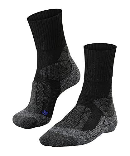 Falke damskie TK1 fajne skarpety trekkingowe - sportowe Performance tkaniny, czarne (Black-Mix 3010), UK 5,5-6,5 (rozmiar producenta: 39-40), 1 para 16112
