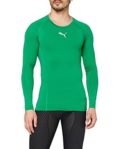 PUMA Unisex Liga Baselayer Tee Ls 655920 T Shirt, Grün (Pepper Green), L