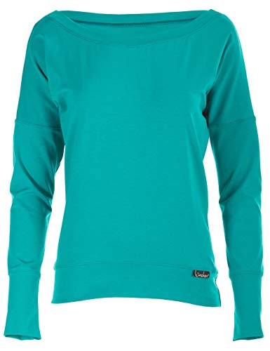 WINSHAPE Winshape WS2 damska koszulka na czas wolny Sport Dance Fitness z długim rękawem zielony zielony L WS2-OCEAN-GREEN-L