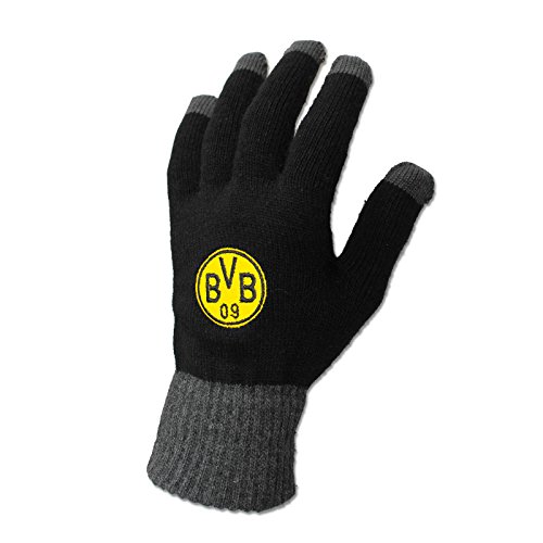 Borussia Dortmund, BVB rękawiczki do smartfona, czarne, M