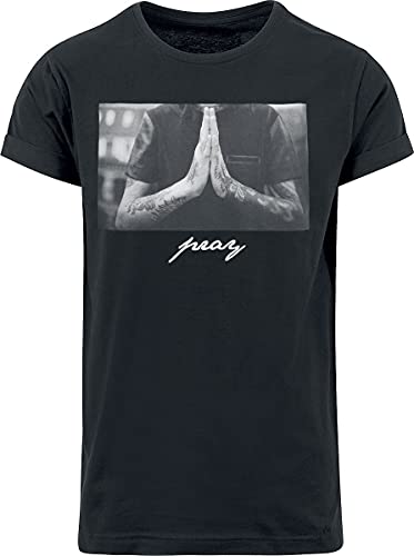 Mister Tee Pray Tee T-Shirt, czarny, m MT157-00007-0046_Black_M