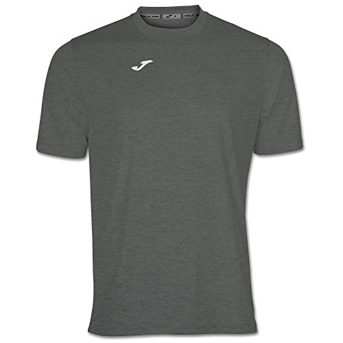 Joma Basic T-Shirt męski Gris Melange Oscuro 164 (14)