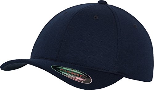 Flexfit Damska/męska czapka z daszkiem Double Jersey Fitted Unisex dla dorosłych, grantowy, L/XL 6778