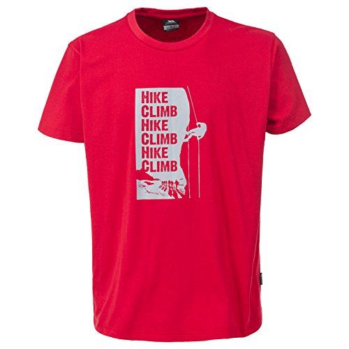Trespass tramore T-Shirt męski, szary, S, czerwony, XS MATOTSM10003_REDXS