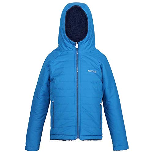 Regatta Dziecięca kurtka Spyra Veste À Capuche Junior Légère Et izolująca Avec Design Réversible Jacket niebieski Imperial Blue (Deep Space Reverese). FR : M (Taille Fabricant : 5-6)