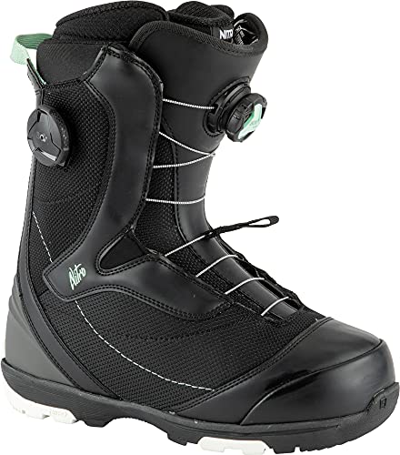 Nitro CYCPRESS BOA DUAL BOOT´21 damskie buty snowboardowe, czarno-miętowe, 250