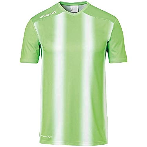 Uhlsport STRIPE 2.0 koszulka męska z krótkim rękawem, fluorescencyjna zielona/biała, XXXL 100220506