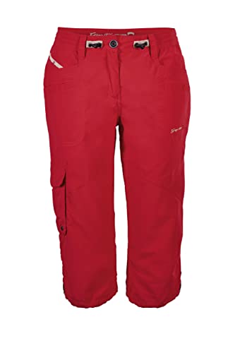 G.I.G.A. DX Damskie spodnie Fenia Legere Capri, nowoczesne czerwone, rozmiar 52 29024-000