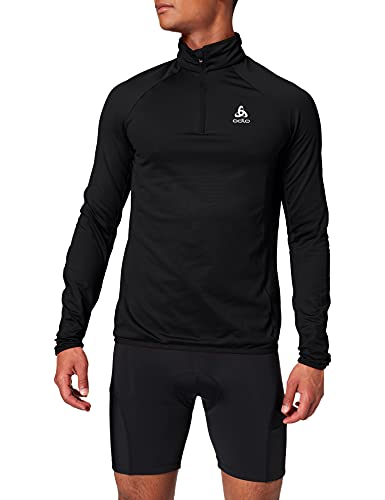 Odlo męski sweter midlayer 1/2 Zip Carve Light, czarny, s 541792