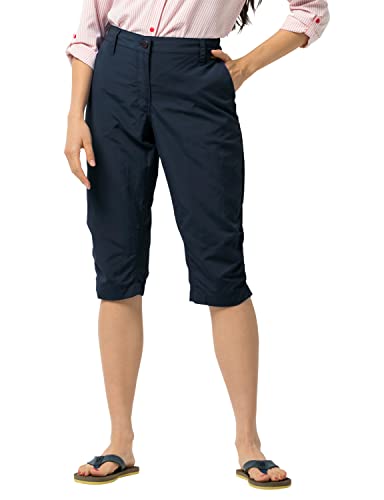 Jack Wolfskin Spodnie KALAHARI 3/4 PANTS WOMEN midnight blue - 44
