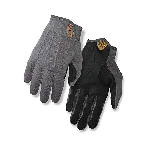 Giro D'Wool rękawiczki rowerowe męskie szare/czarne rękawiczki rozmiar XL 2019 rękawiczki rowerowe z pełnym palcem 7076382