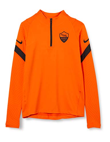 Nike Unisex dzieci Roma Ynk Dry Strke Dril Top Cl T-shirt z długim rękawem Safety Orange/Black/(Black) (No Sponsor-3rd) M