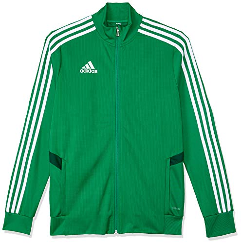 Bluzy dla dziewczynek - adidas teamwear Bluza dla dzieci adidas Tiro 19 Training Jacket JUNIOR zielona DW4797 - grafika 1