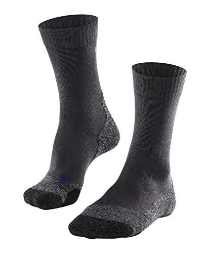 Falke damskie skarpety turystyczne TK2 Cool W SO, szary (melanż asfaltowy 3180), UK 5,5-6,5 (UE 39-40 RADE-8-9) 16139