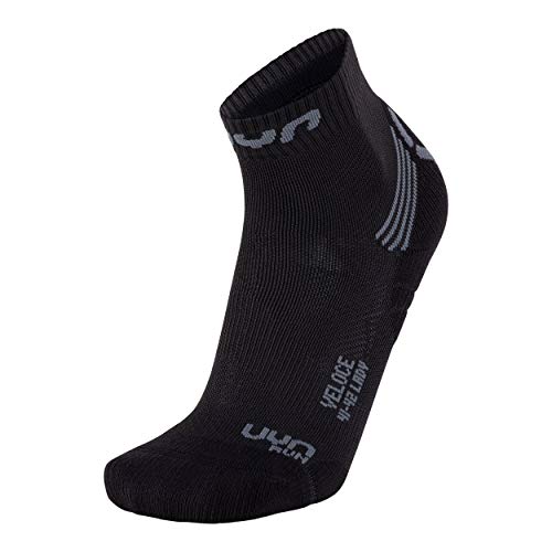 UYN Run Veloce Skarpetki Kobiety, black/grey EU 41-42 2020 Skarpety do biegania S100064-B052-41/42
