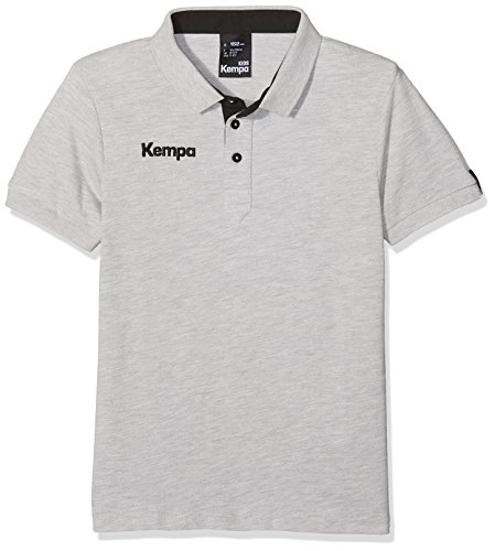 FanSport24 Prime Polo Shirt męska koszulka polo szary Grau Mélange/Schwarz 152
