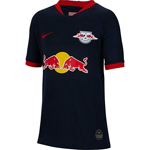 Nike Unisex Dziecięcy Rblz Y Nk Brt Stad Jsy Ss Aw Koszulka piłkarska Dark Obsidian/(University Red) (Full Sponsor) L