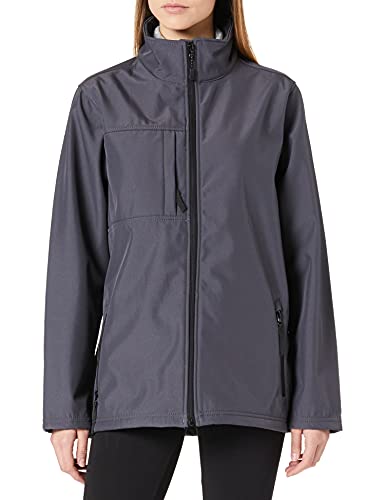 Regatta damska damska kurtka typu Ośmiokąt Ii Softshell, szara (Seal Grey), 10 (rozmiar producenta: 10) TRA689-1QJ