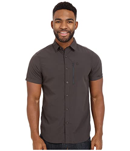 Fjällräven Abisko Hike męska koszula z krótkim rękawem, szara (Dark Grey), XL
