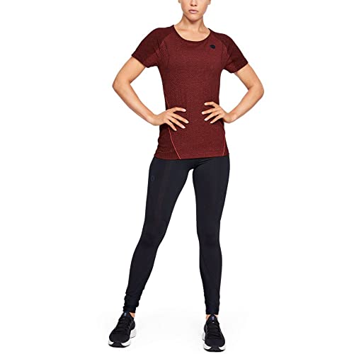 Under Armour koszulka damska Rush bezszwowa z krótkim rękawem Beta/Black/Black (628) M