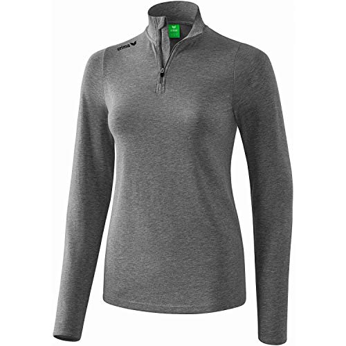 Erima Basic damski sweter z golfem, szary melanż, 36