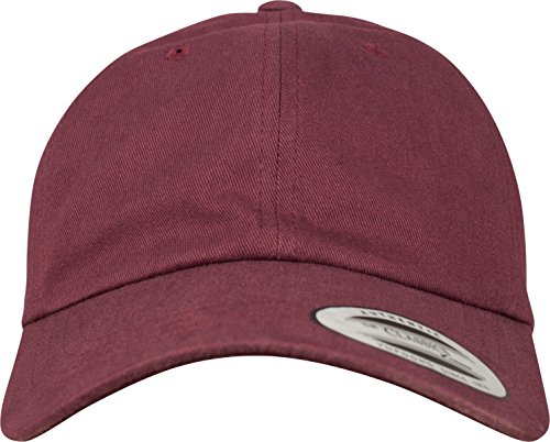 Flexfit Czapka z daszkiem, uniseks, z odkrytymi palcami, kasztanowaty, jeden rozmiar
