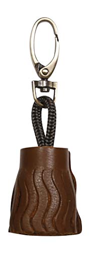 Clairefontaine 410095C Lawrence brelok do kluczy ze skóry jagnięcej 4 x 2,5 cm 1 szt. kolor camel brown