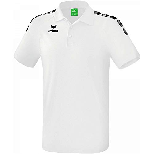 Erima Essential 5-c koszulka polo dla dzieci, biały, 140