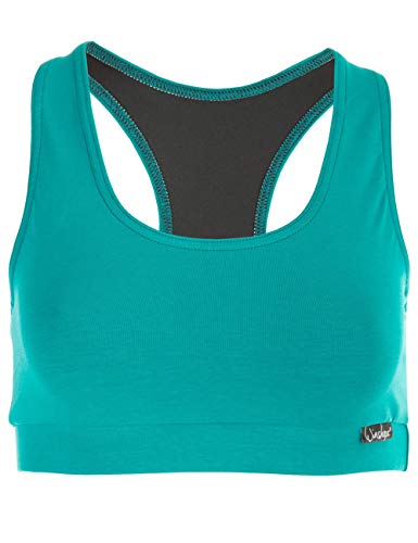 WINSHAPE Winshape damski biustonosz sportowy WVR1 Fitness czas wolny WVR1-OCEAN-GREEN-S