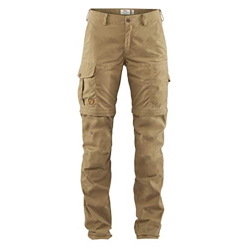 Fjallraven Damskie spodnie sportowe Karla Pro Zip-off brązowy Dark Sand 46