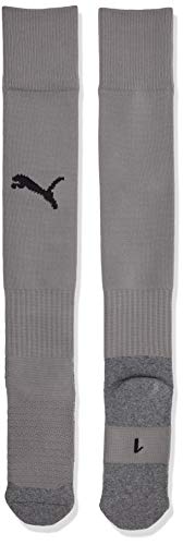 Puma Mężczyźni Team Liga Socks Core Skarpety, Szary/Czarny (Steel Gray/Puma Black), 4