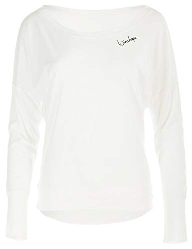 WINSHAPE Winshape MCS002 damska bluza z długim rękawem modalowym, styl taneczny, fitness, czas wolny, sport, joga, trening, waniliowo-biały, M MCS002-VANILLA-WEISS-M
