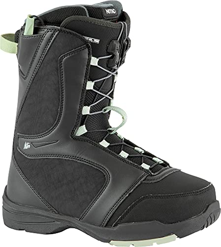 Nitro Flora TLS Boot ´22 damskie buty snowboardowe, czarno-miętowe, 235