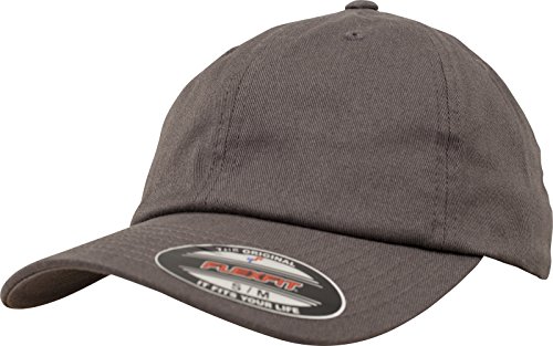 Flexfit Czapka z daszkiem unisex Cotton Twill Dad Cap, ciemnoszary, L/XL 6745