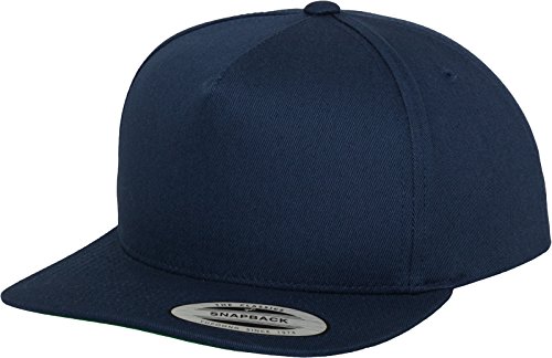 Flexfit Classic 5 Panel Snapback czapka z daszkiem niebieski grantowy jeden rozmiar 6007